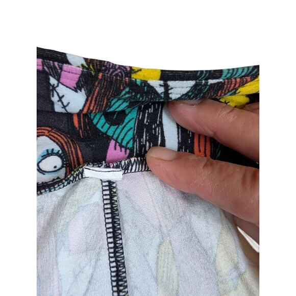 Lularoe Missing Tag Fits Like 2-10 Leggings Disney Sally Patchwork NBC - Picture 7 of 10